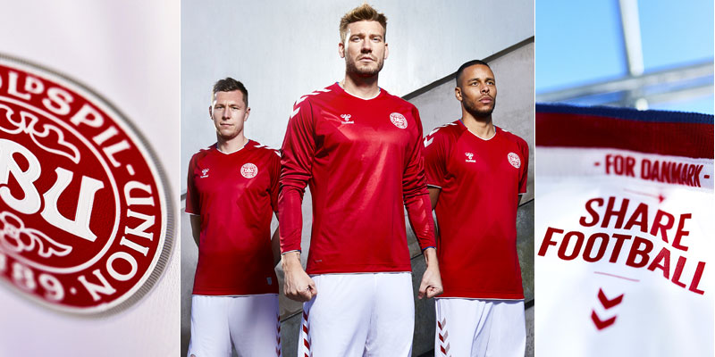 デンマーク代表 Hummelと共に挑むw杯ユニフォームを発表