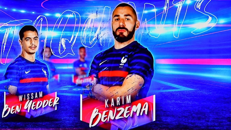 フランス代表 2020-2021 アウェイ ユニフォーム 19番カリム・ベンゼマ