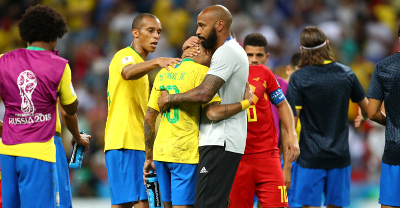 アザール ユニフォーム ベルギー代表 ロシアW杯 準々決勝ブラジル戦 