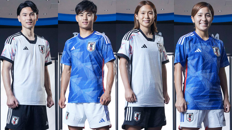 日本代表の新ユニフォーム、男女7選手の着用姿とデザインへの感想を公開！