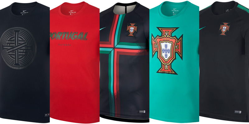 個性的なプレマッチトップも！ポルトガル代表、W杯チームコレクション・半袖編