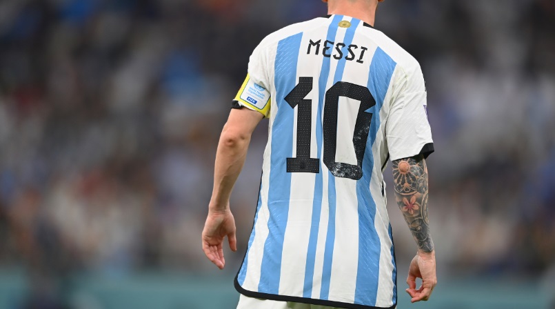 ［新入荷］2022W杯ファイナル アルゼンチン代表 メッシ ユニフォーム（H）アルゼンチン