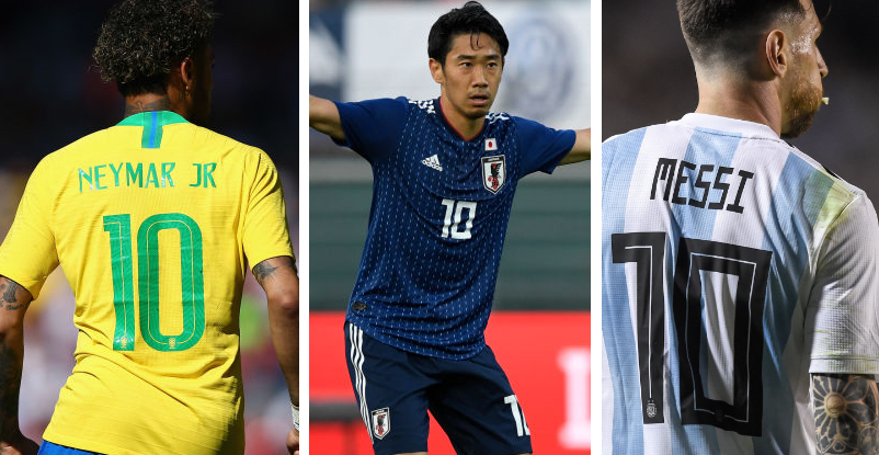 2018年w杯で 背番号10番を背負う32人 を全員ランキング 香川は何位だ