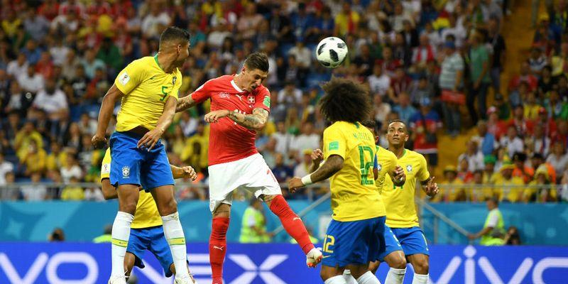 W杯向け新髪型のネイマール不発 ブラジルvsスイスはドロー決着