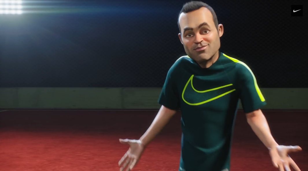 Nike サッカー選手のアニメキャラクターを使ったプロモーションを継続中