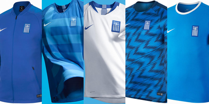 ギリシャ代表、「地中海ブルー」がきれいな2018新ユニフォーム＆チーム 