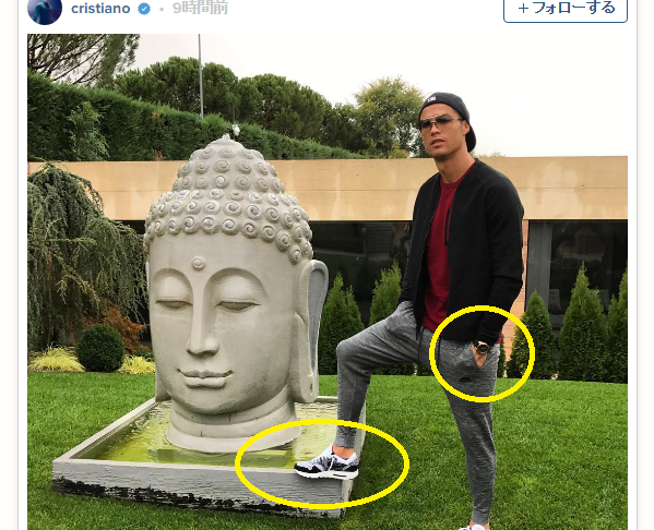 C ロナウド Instagramが大炎上 仏教徒たちが激怒