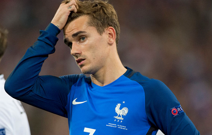 【GRIEZMANN】グリーズマン フランス代表 選手支給ユニフォーム11/12グリーズマン