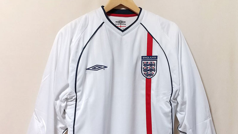 イングランド代表2001-2003 日韓ワールドカップモデル ユニフォーム