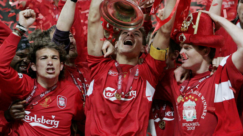 リヴァプール　Liverpool トラックジャット　2005年　CL優勝