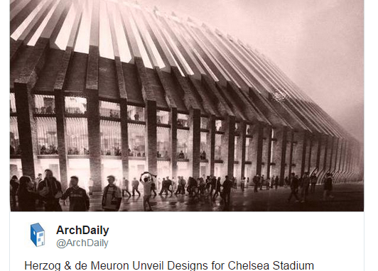有名建築事務所がデザイン チェルシーの新スタジアム モデル案が公開に