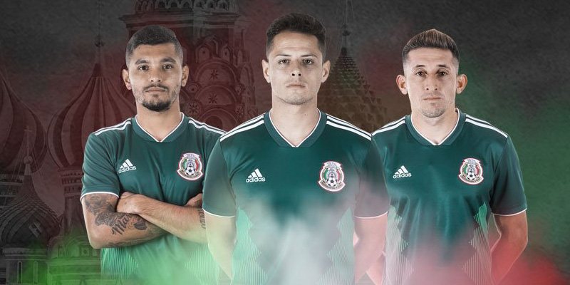 メキシコ代表 18ワールドカップモデルとなる新ユニフォームを発表