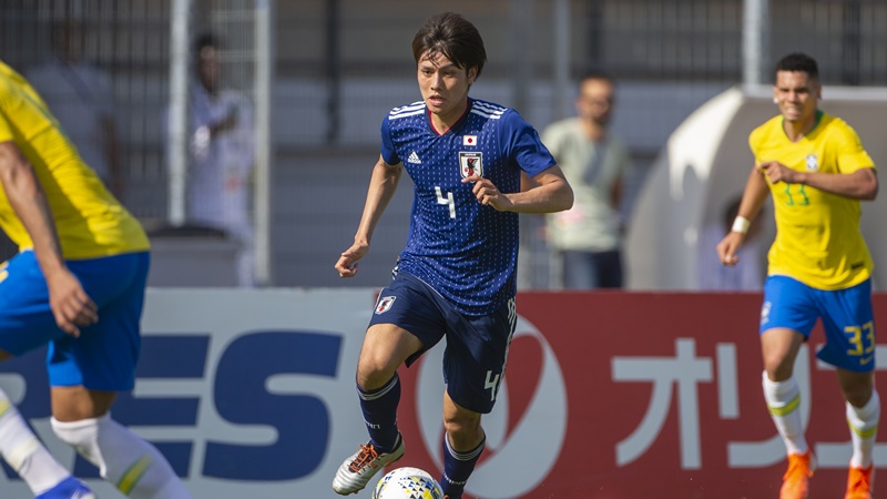 田中碧 王国ブラジルを 粉砕 した超絶 バナナシュート がこれ