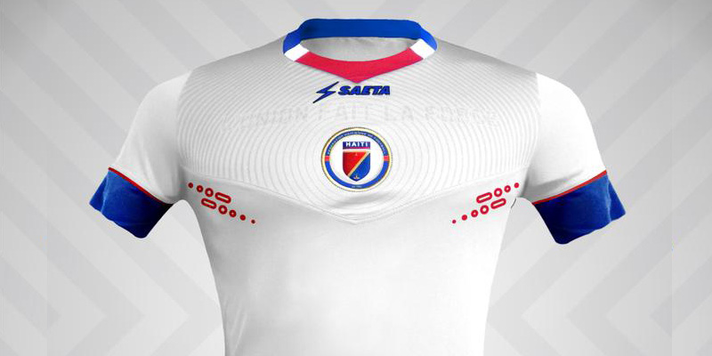 ハイチ代表 10日の日本代表戦で着用する特別ユニフォームを発表